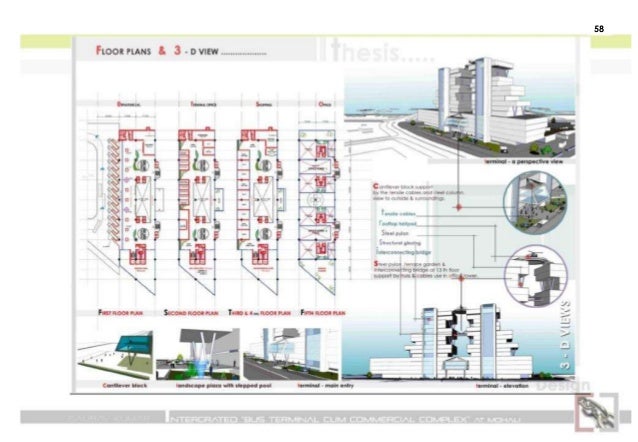 Bus Terminal Commercial Complex Isbt India Ppt Show