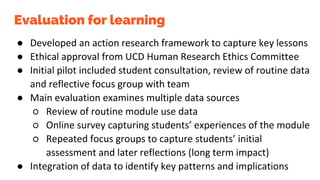 Re-using OER's in UCD's Research Acclerator for the Social Sciences Online Module