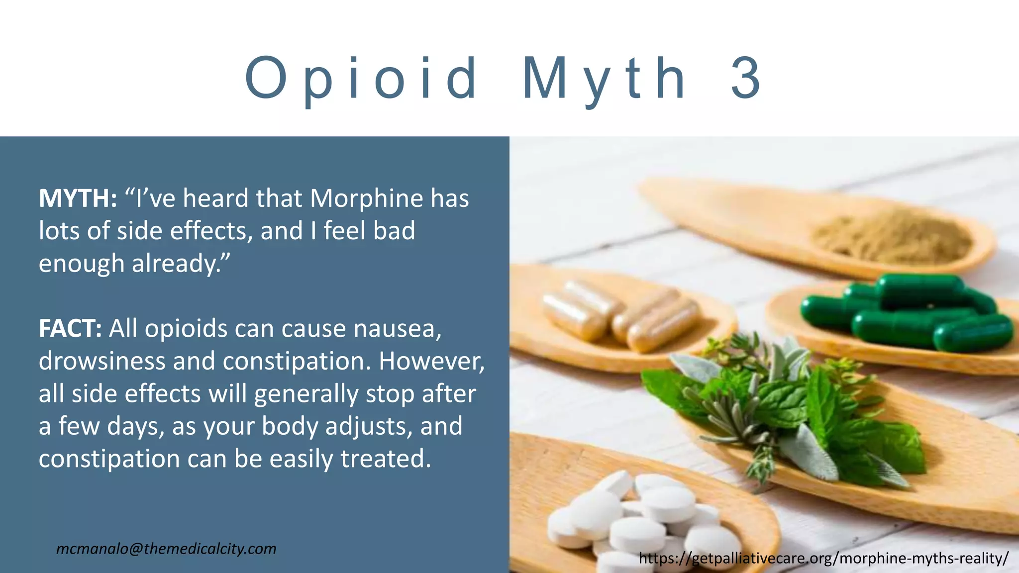 Busting Opioids Myths Ppsx