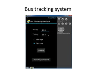 Bus trackingsystem | PPTX