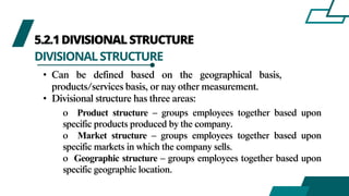 ORGANIZATIONAL STRUCTURE AND CONTROL SYSTEM | PPTX