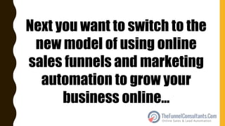 Automate Your Business Or Die: The 6-Step Funnel Formula You Need To Create Massive Leverage In Your Business