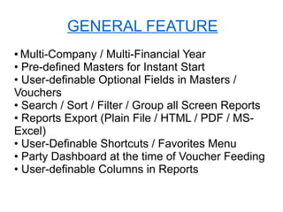 Busy accounting software ppt | PDF