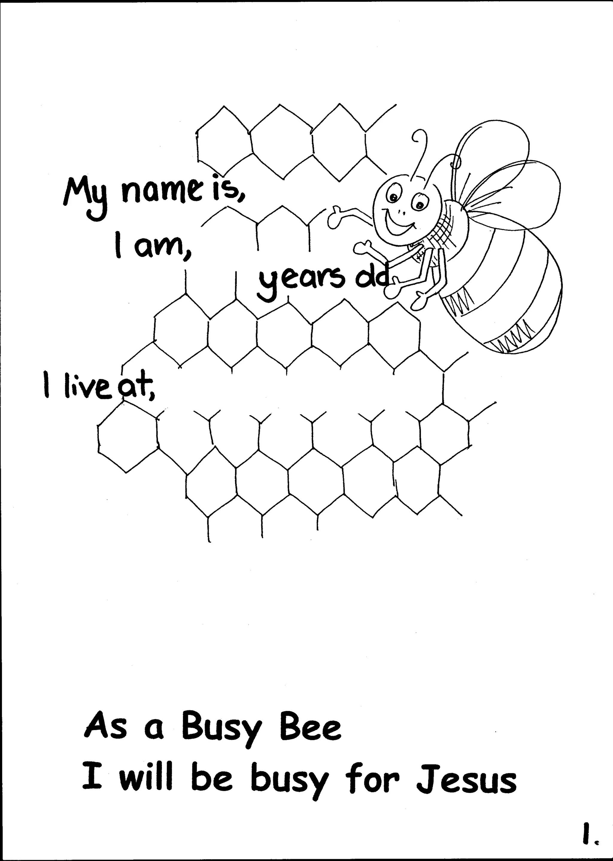 B usy bee activity book