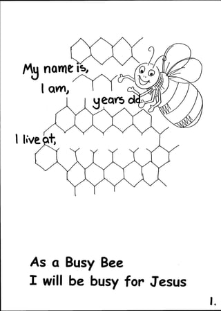 B usy bee activity book