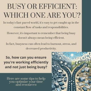 Busy or Efficient: Which one are you? .pdf