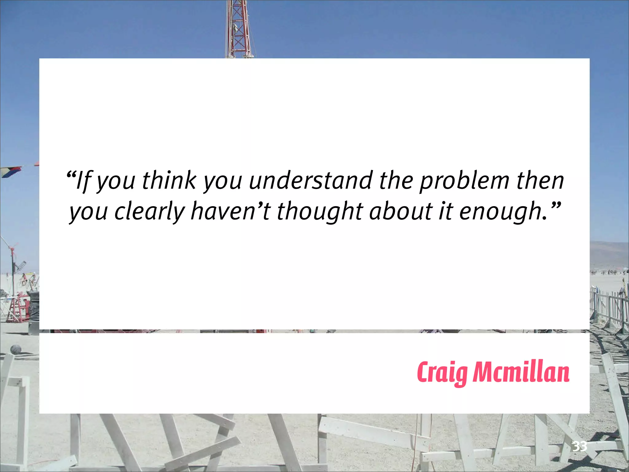 But I'm a Bloody Designer!