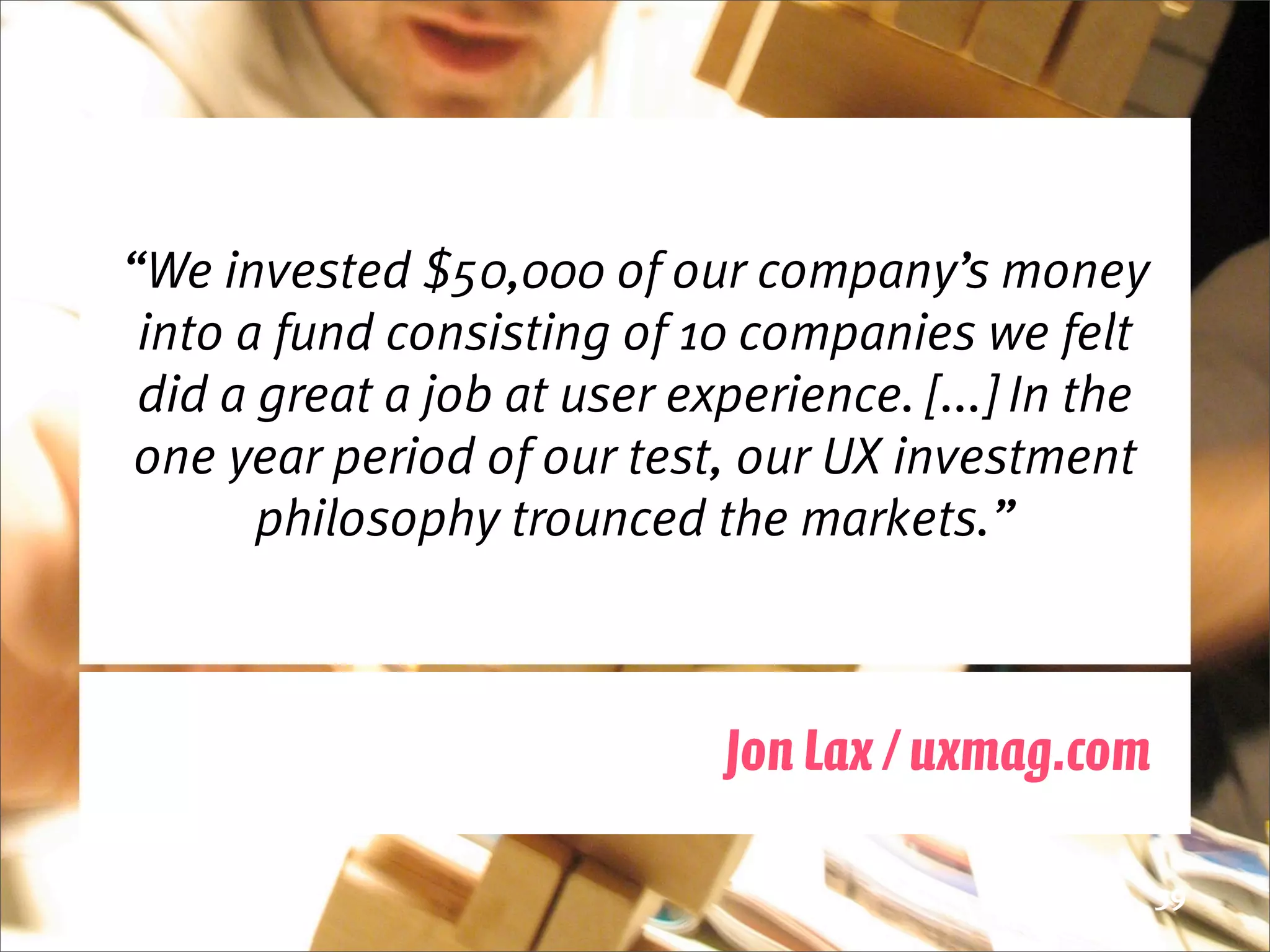 But I'm a Bloody Designer!