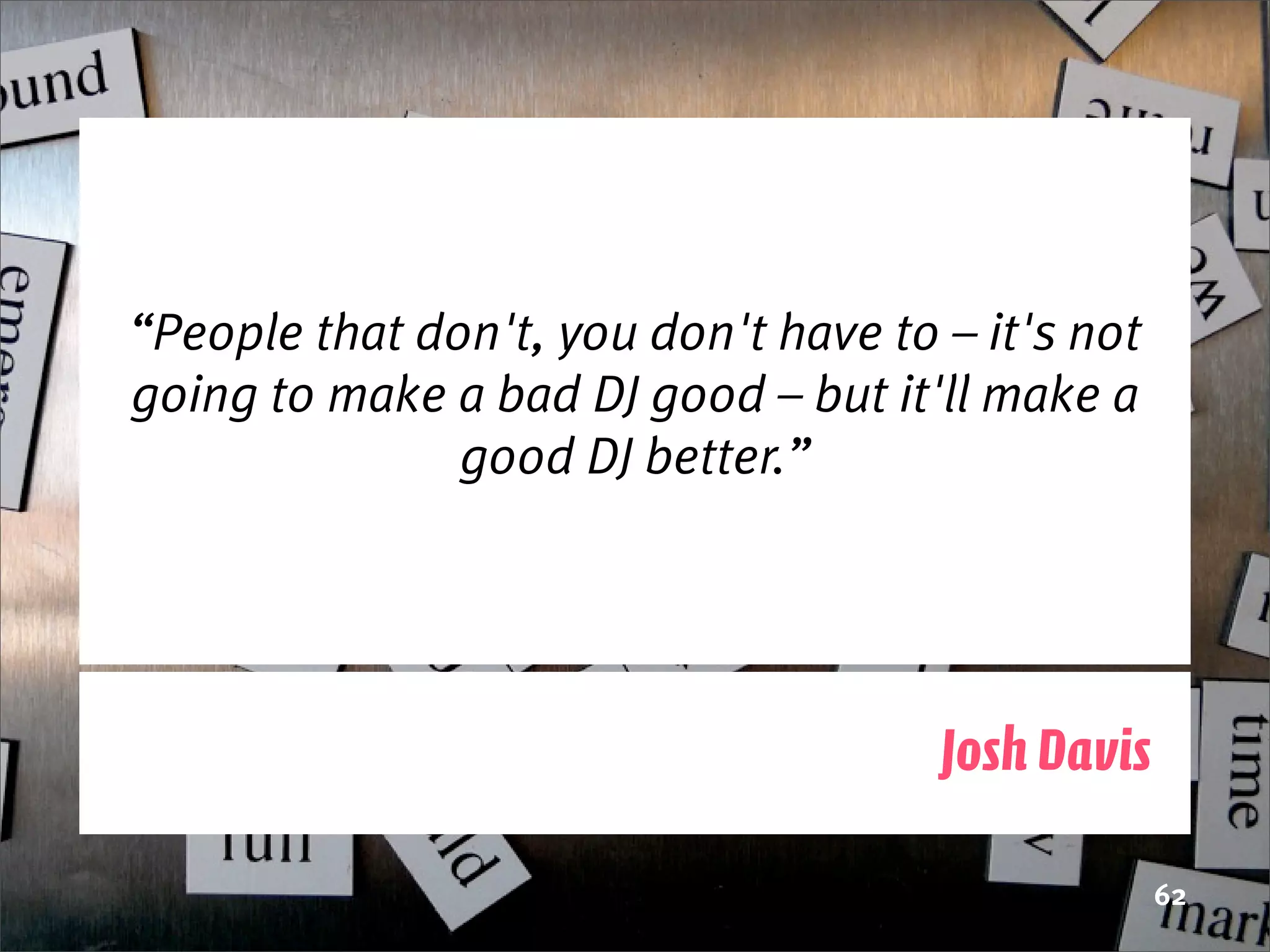 But I'm a Bloody Designer!