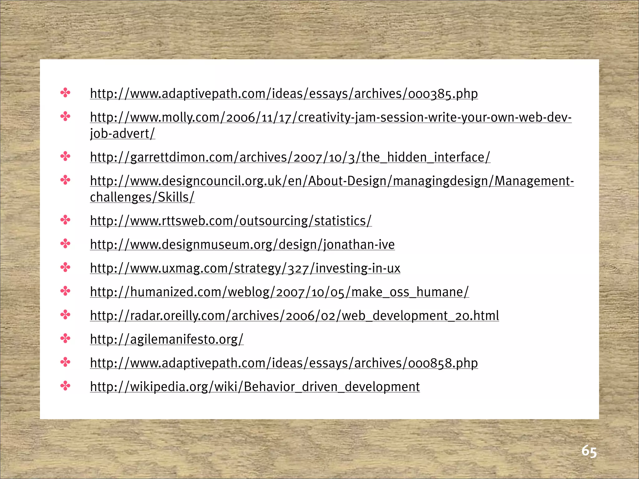 But I'm a Bloody Designer!