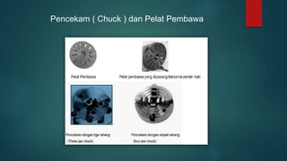 Pencekam ( Chuck ) dan Pelat Pembawa
 