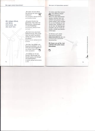 Butendiek Heftchen 2001