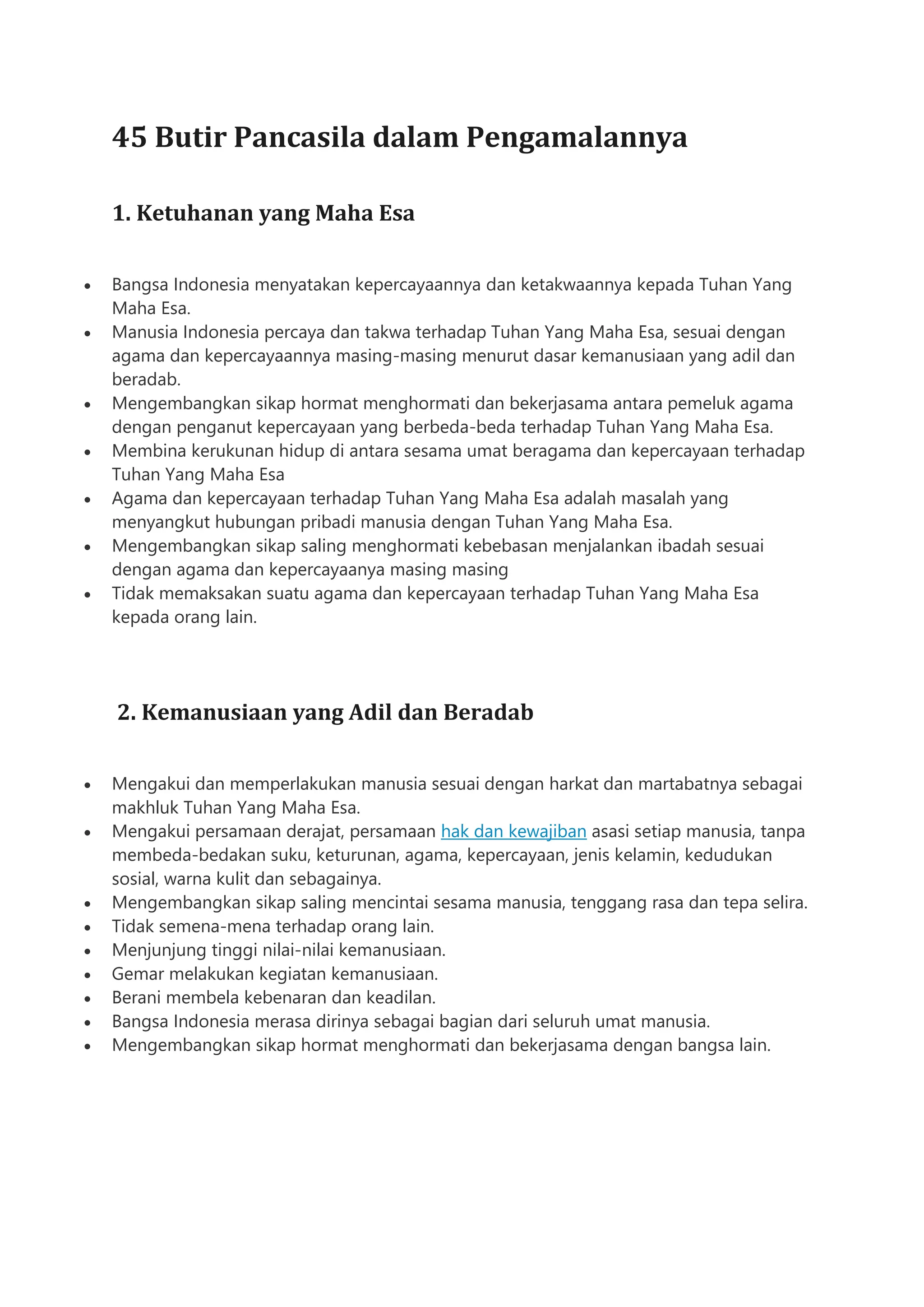 Cara Membedakan Soal tentang Butir-Butir Pancasila untuk Kelas 2 SMP: Panduan Lengkap