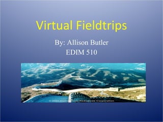 Virtual Fieldtrips By: Allison Butler EDIM 510 