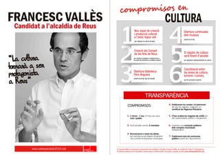 Butlleti compromisos Cultura/Transparència