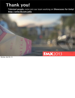 FMX2013: Butterfly Effect