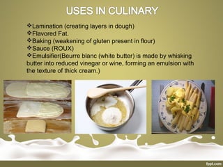 BUTTER - FOOD PRODUCTION, I.I.H.M | PPT