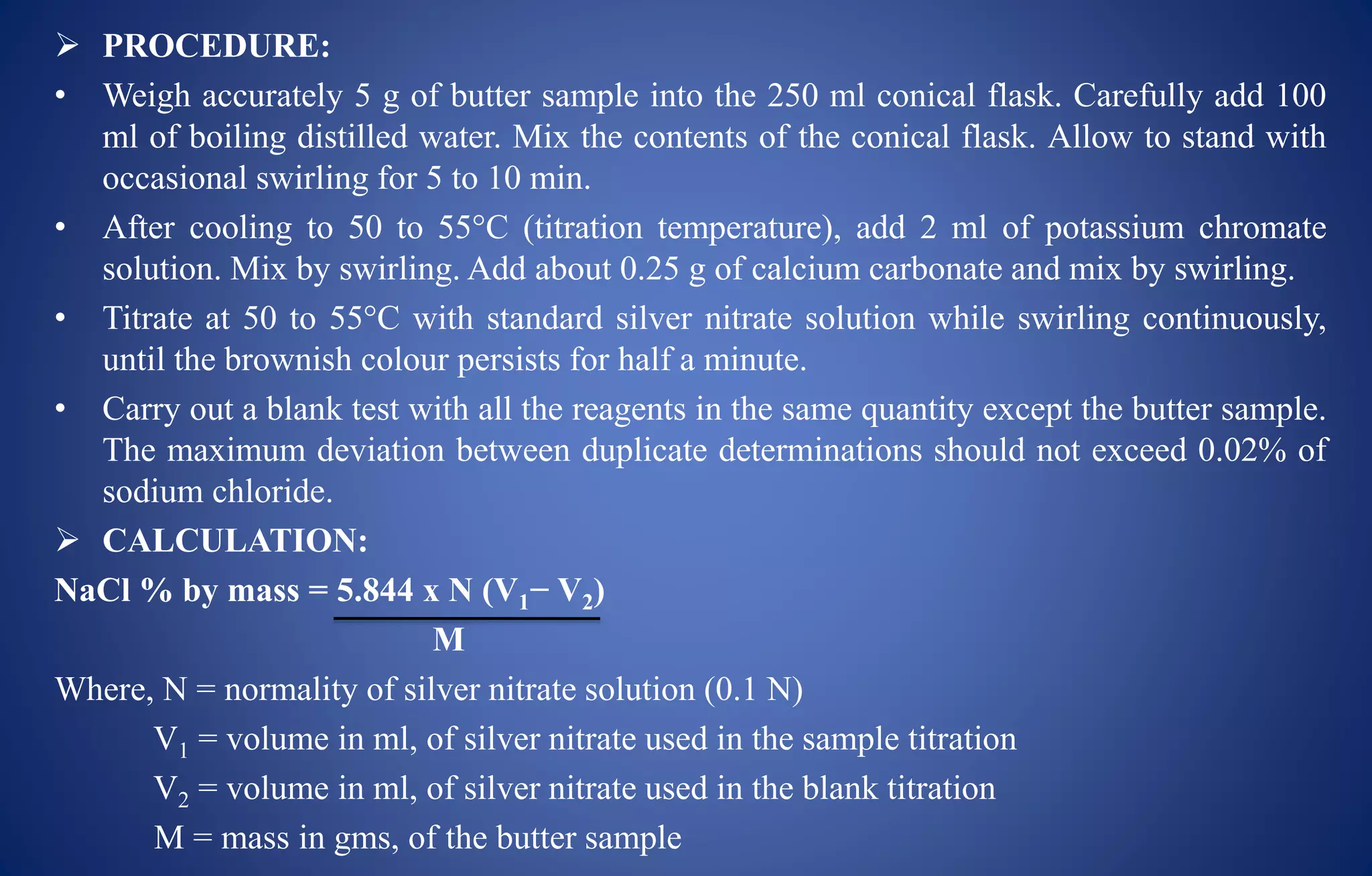 Butter Analysis | PPTX