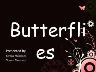 Butterfli 
Presented by : 
es Yomna Mohamed 
Noreen Mohamed 
 