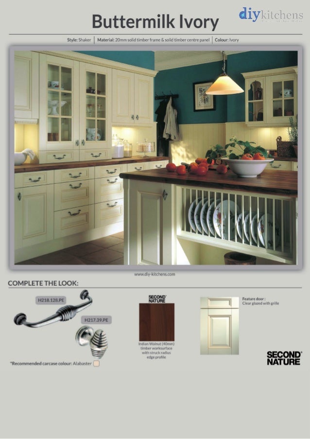 Buttermilk Ivory Kitchen Design Idea DIY Kitchens