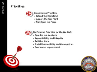 Adjutant General organizational vision - Slides | PPT
