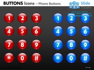 Buttons icons powerpoint ppt templates. | PDF