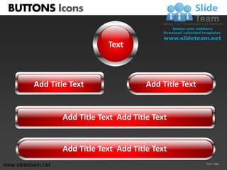 Buttons icons powerpoint ppt templates. | PDF