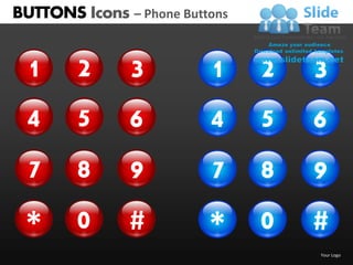 Buttons icons powerpoint presentation slides db ppt templates | PDF