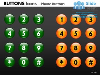 Buttons icons powerpoint presentation slides db ppt templates | PDF