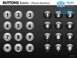 Buttons icons powerpoint presentation slides db ppt templates | PDF