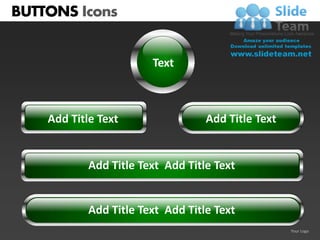 Buttons icons powerpoint presentation slides db ppt templates | PDF