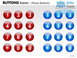Buttons icons powerpoint presentation slides ppt templates | PDF