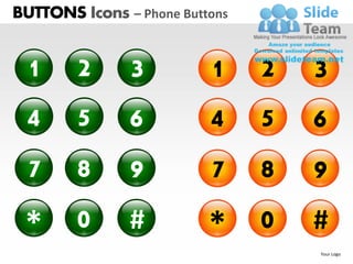 Buttons icons powerpoint presentation slides ppt templates | PDF