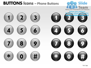 Buttons icons powerpoint presentation slides ppt templates | PDF