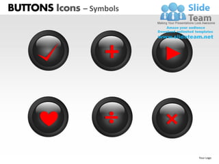 Buttons icons powerpoint presentation slides ppt templates | PDF
