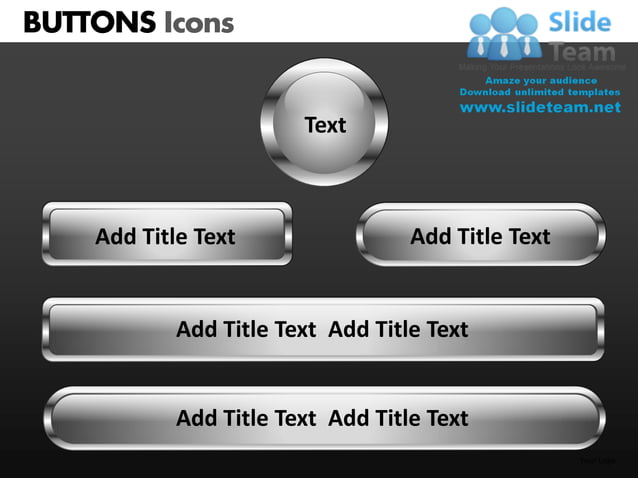 Buttons icons powerpoint presentation slides ppt templates | PDF ...