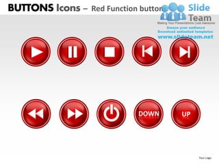 Buttons icons powerpoint presentation slides ppt templates | PDF