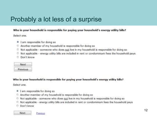 Probably a lot less of a surprise
12
 