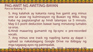 BUWAN-NG-WIKA-2025-SHS-activities.pptx Month of Languae | PPTX