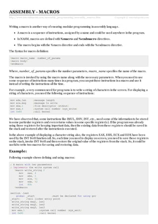N Asm Assembly Macros Sol Pdf N Asm Assembly Macros Sol Pdf