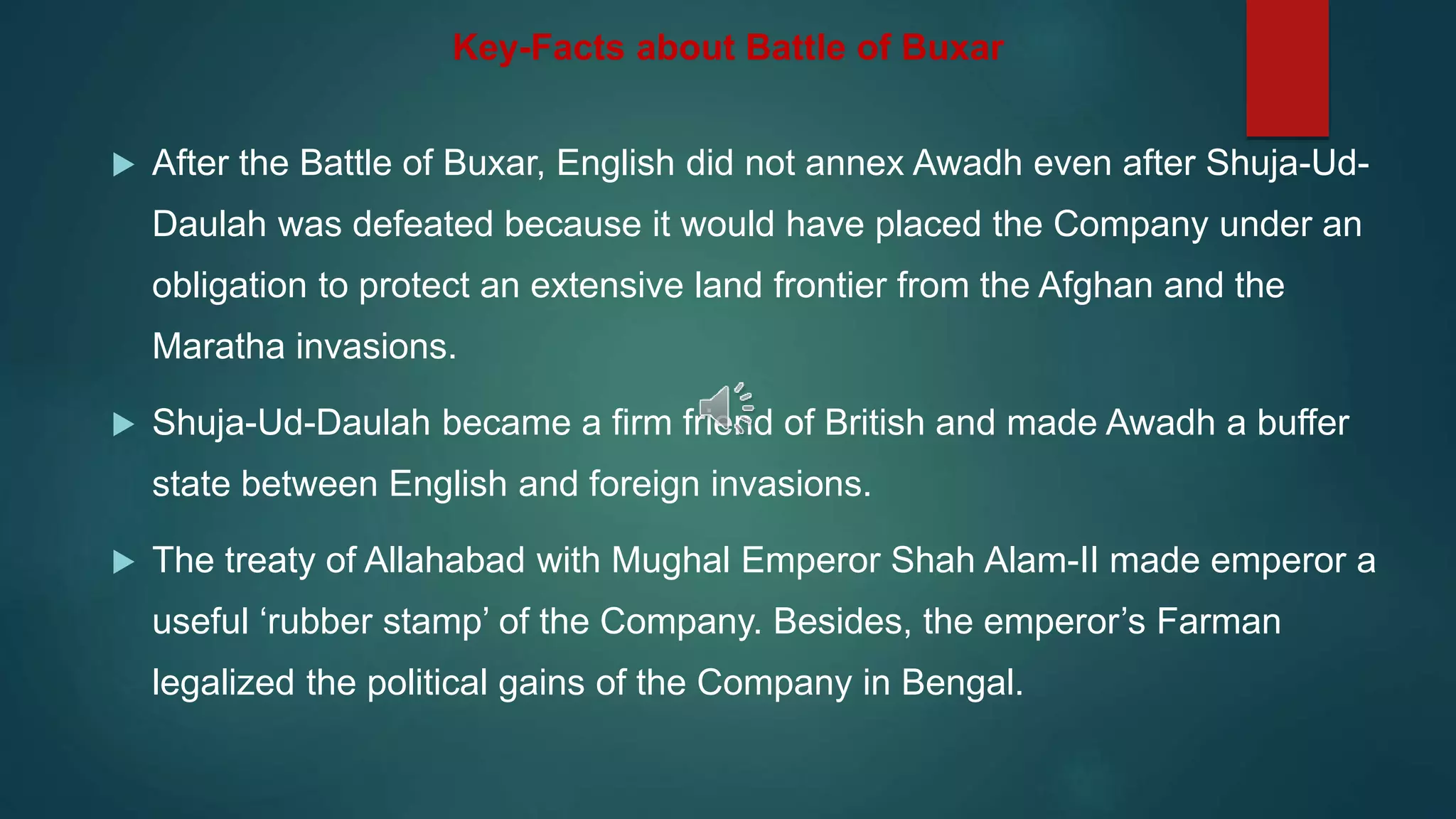 Battle of Buxar,1764 ,By Dr.Monica Sharma | PPTX