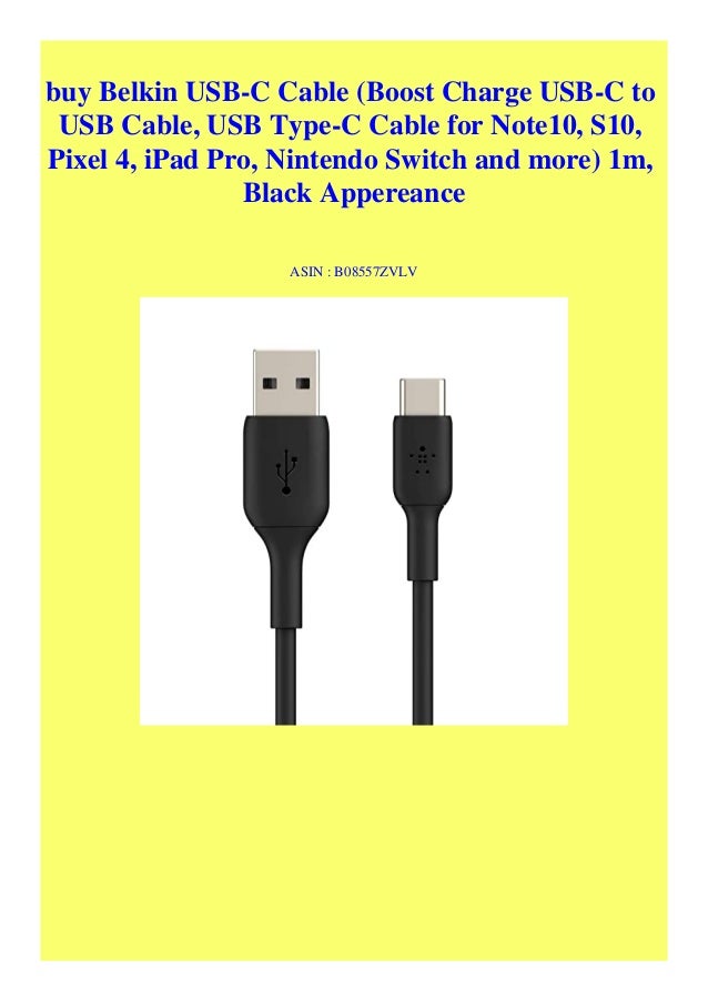 Buy Belkin Usb C Cable Boost Charge Usb C To Usb Cable Usb Type C C