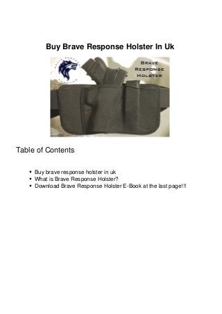 Buy Brave Response Holster In Uk
Table of Contents
Buy brave response holster in uk
What is Brave Response Holster?
Download Brave Response Holster E-Book at the last page!!!
 