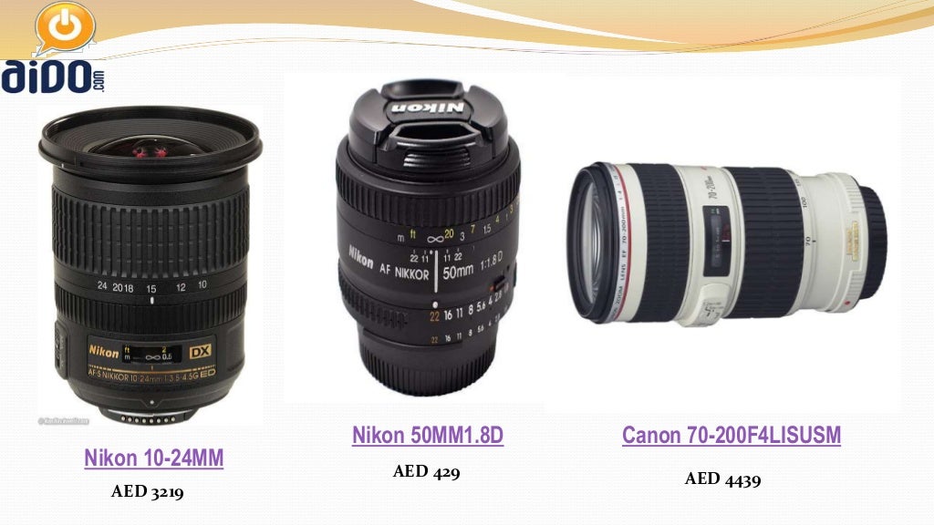 Buy Camera Lenses Online in UAE