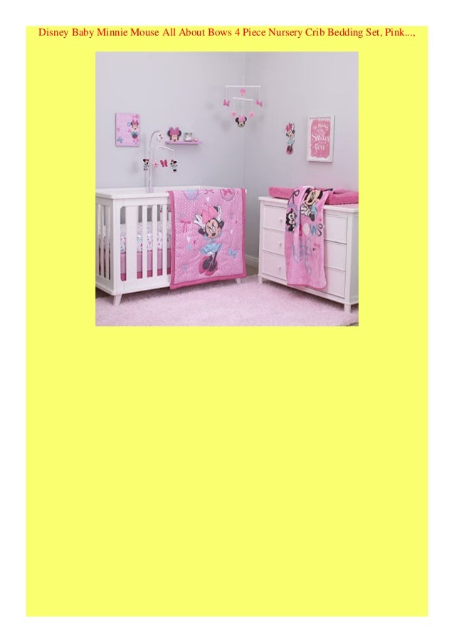 minnie mouse bedding for crib