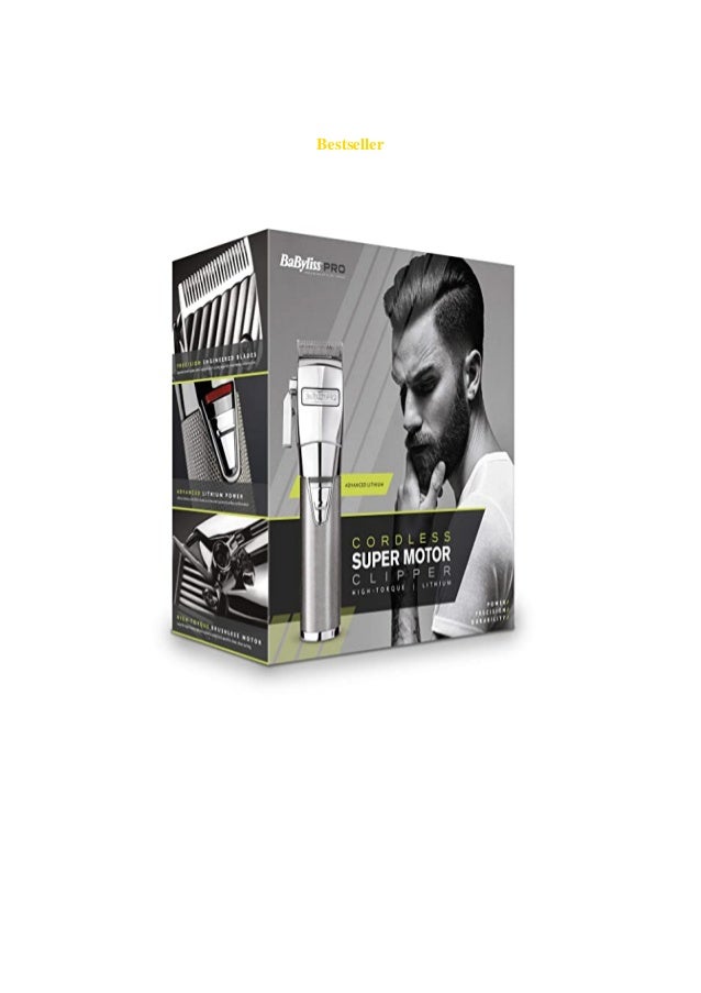 babyliss pro super motor cordless clipper