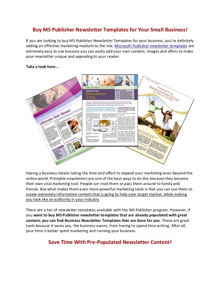Buy Ms Publisher Newsletter Templates Buy Ms Publisher Newsletter Templates