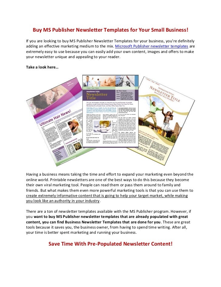 Microsoft Publisher Newsletter Template from image.slidesharecdn.com