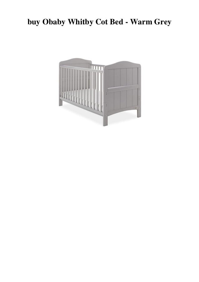 obaby whitby cot bed