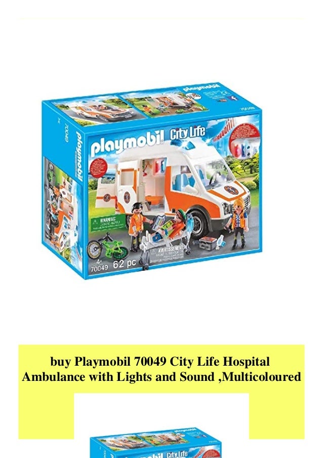 playmobil hospital ambulance